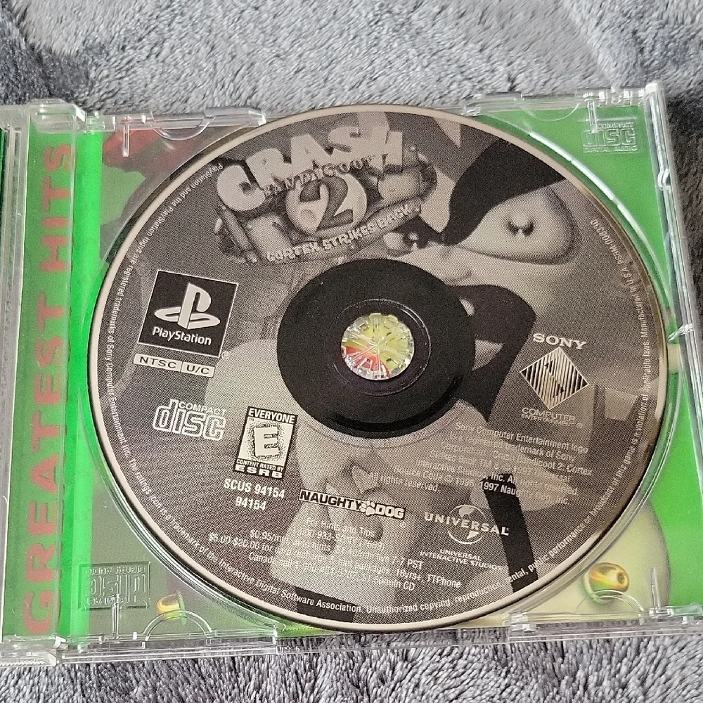1997 Sony PlayStation Crash Bandicoot 2 - Green and Black Edition.27